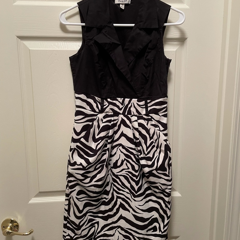 Cute animal print dress, Size 4